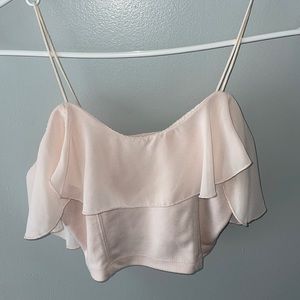 Blush Pink Crop Top